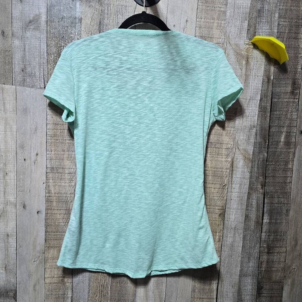 Kuhl Green Stripe Basic Tee Small Outdoor Hiking Everyday Casual Gorpcore - Picture 3 of 6